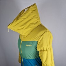 Bench Puffer Jacket For Women Yellow Green Blue Size Xs