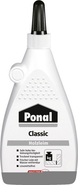Ponal Holzleim Classic 225G Innen Transparent Montageverleimung, Fugenverleimung-image