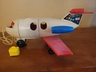 Vintage Fisher Price Little People FUN JET AIRPLANE 1970 # 183