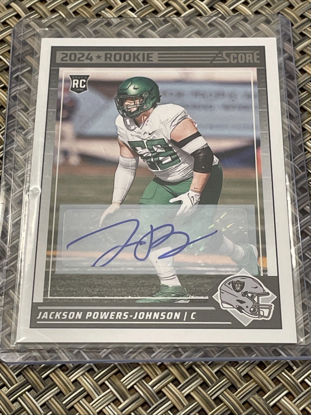 Jackson Powers-Johnson Panini Score #321 Signature-Green
