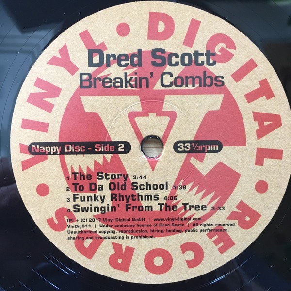洋楽 Dred Scott Breakin' Combs 2LP Hiphop R&B Dred Scott - Breakin' Combs (2xVINYL) - HIP HOP *SEALED