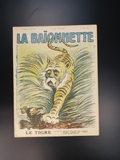 Revue satirique La Baïonnette,  Mars 1919 « Le Tigre» (Clemenceau)