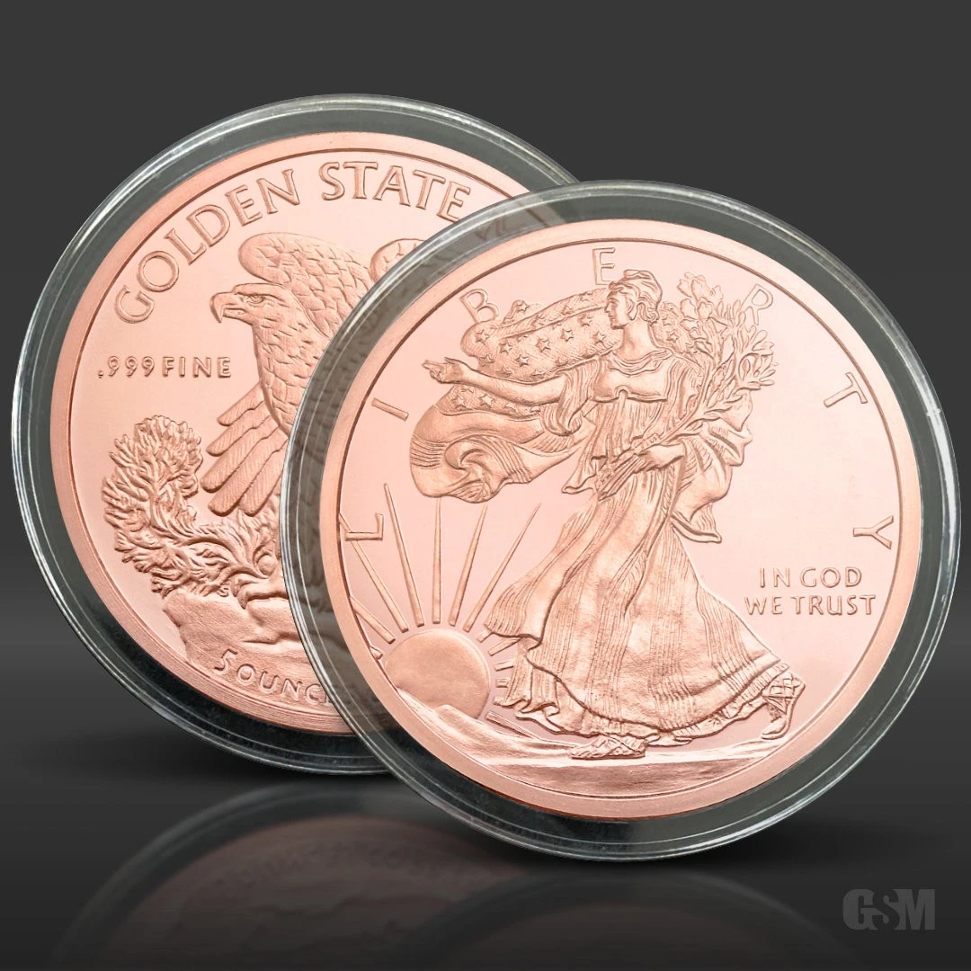 Golden State Mint 5 oz Precious Metal Content per Unit Bullions