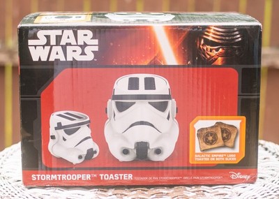 DISNEY Star Wars Stormtrooper Helmet Toaster Galactic Empire Icon 2 Slice New
