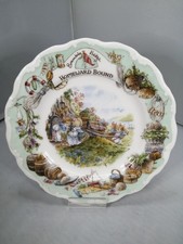 Royal Doulton Brambly Hedge Homeward Bound Plate 8.3in 21cm Used JAPAN