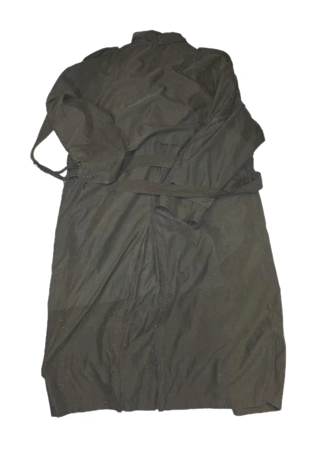 Vintage Towne London Fog Trench Coat Duster 90s Men’s Safari Jacket Reg 46L Ex - Image 2 of 4