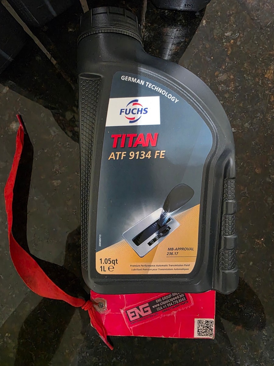 6L ENG-FUCHS TITAN ATF 9134FE GOLD ATF D971 MBENZ MB 236.17