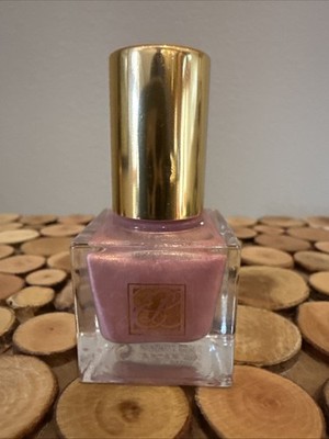 RARE Estée Lauder #60 Pink Clouds Pure Color Nail Polish .17 Fl Oz MINI SIZE