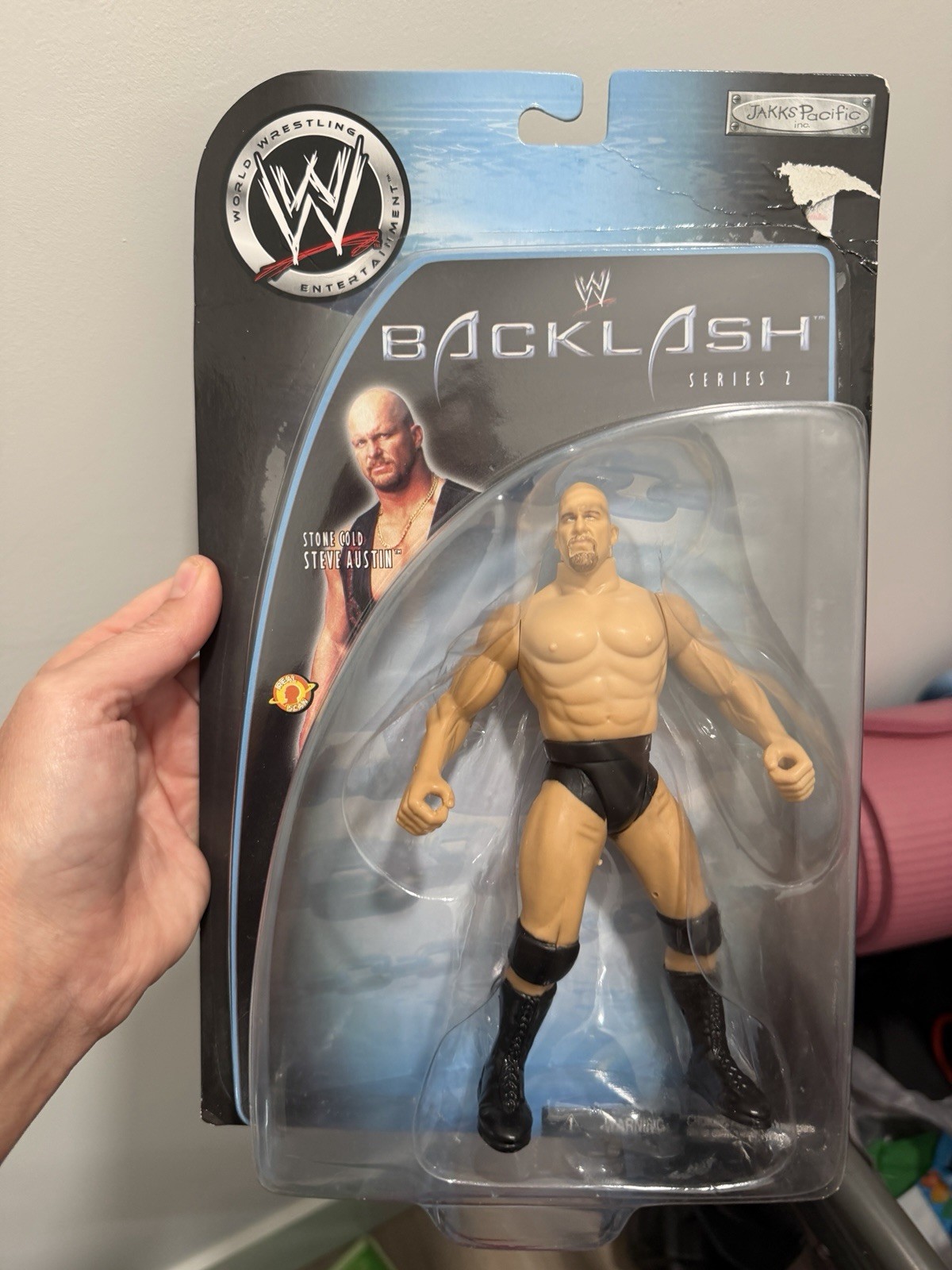 Stone Cold Steve Austin Backlash action figure