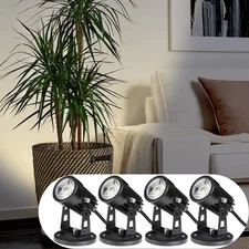 LED Uplighting Spotlight Indoor Plant Decor Lighting Set