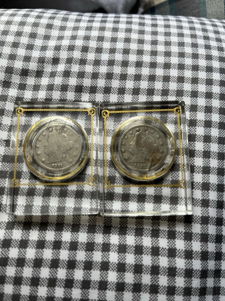 1911 & 1912 Liberty V Nickels Set From Littleton Coin Company Philadelphia Mint - Image 2 of 4