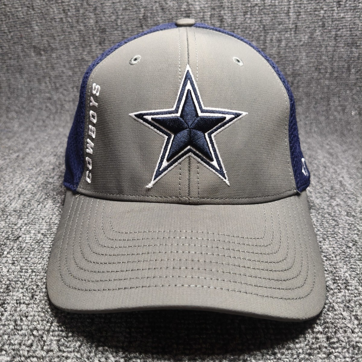 '47 Brand Dallas Cowboys NFL Gray Navy Mesh Cap Embroidered Star Hat