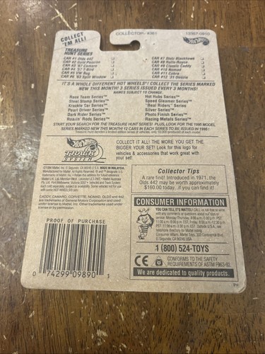 Hot Wheels 1995 Super Treasure Hunt Series Classic Caddy Limited Edition #9 - Picture 6 of 6
