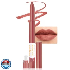 evpct Fairest Nude Brown Lip Liner Crayon Pencils Set for Women, Matte Lip St