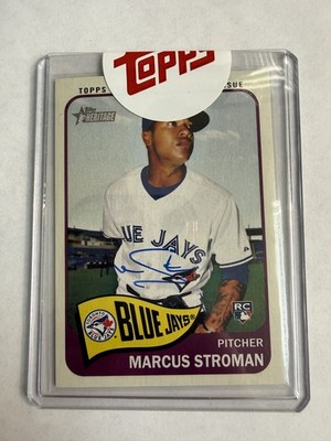 2014 Topps Heritage - Real One Autographs Marcus Stroman #ROA-MST (AU, RC)