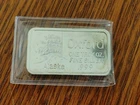 1985 Alaska Oxford Refiners Silver Art Bar Ingot 1 Troy oz 0.999 Silver Sealed