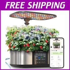 Hydroponics Growing System, 21 Pods, LED Light