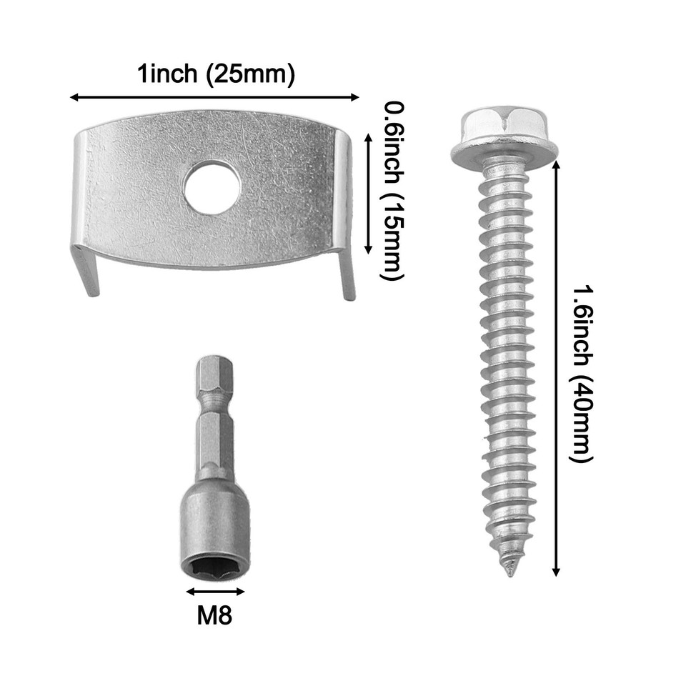 Lot De 10 Attaches Pour Arche à Ballons - Pinces En ABS, 9 Cm, Pour Décoration Fête, Mariage, Photo