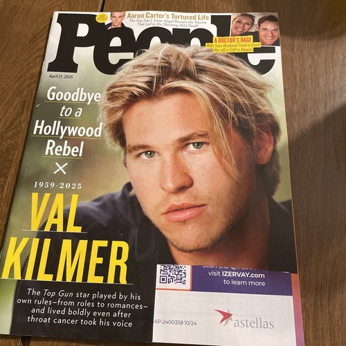 PEOPLE MAGAZINE April 21 2025 Label Cut Out