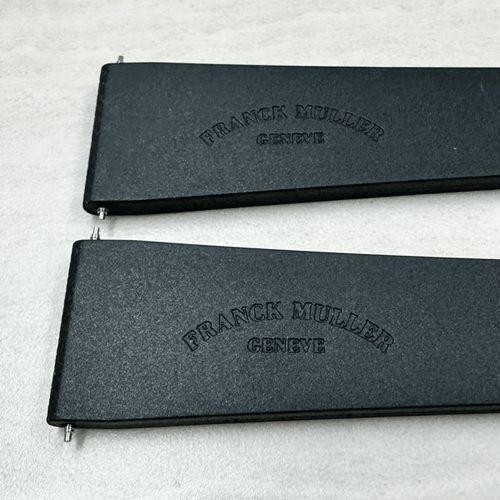 Genuine New FRANCK MULLER 7080 Lug 20mm / 15mm Rubber Watch Band Black #628 - Picture 4 of 4