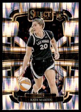 2024-25 Panini Select WNBA Concourse Flash Prizm Kate Martin Rookie Las Vegas