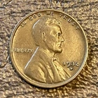 1932 D Lincoln Wheat Small Cent Circulated Brown US Coin Uncertified