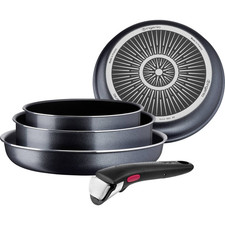 Tefal 3168430350342 Pfannen-Set Bratpfannen Kochgeschirr Induktion Schwarz