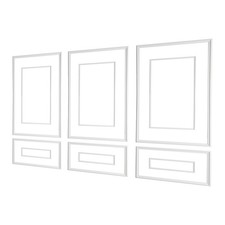 Uimoso Wall Molding Kit 3-Pack with Dual-Line...