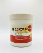 Image of 2 x SUPERDRUG VITAMIN E INTENSIVE SKINCARE ALL OVER BODY CREAM 475ML New 