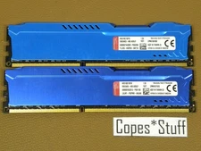 Kingston HyperX Fury HX318C10F/8 PC3-12800u LOT (2) x 8GB = 16GB Desktop Memory
