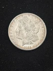 **1890 CC Morgan Silver Dollar AU Details Nice Tone $1 NO RESERVE**