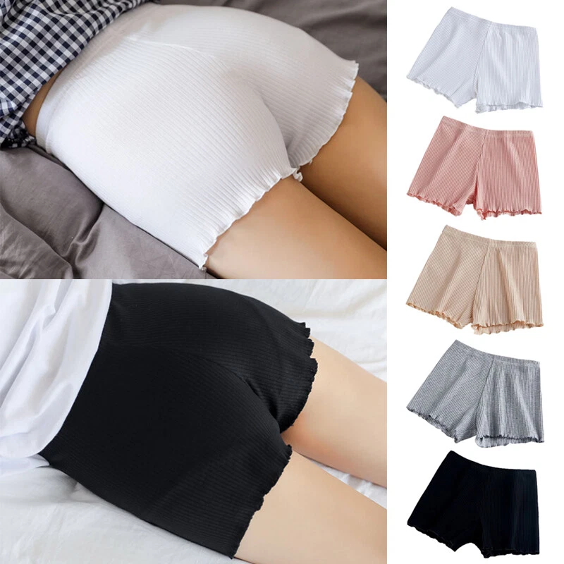 Women Stretch Cotton Under Shorts Legging Skirt Soft Safety