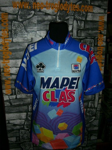 Vintage Cycling jersey shirt '80s Mapei Class Sportful maglia bici ciclismo  | eBay