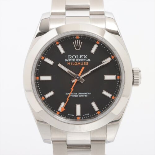 Rolex Milgauss 116400 SS AT Black Dial - Picture 1 of 10