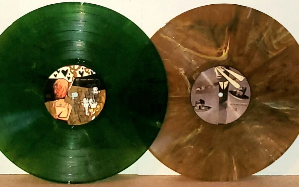 HOT WATER MUSIC Till The Wheels Fall Off 2LP VG+ Green Gold Punk Emo Vinyl - Image 2 of 4