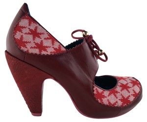 irregular choice burgundy