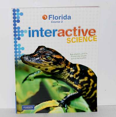 Florida Course 2  Grade 7 Interactive Science Pearson  Brand New  FREE SHIPPING