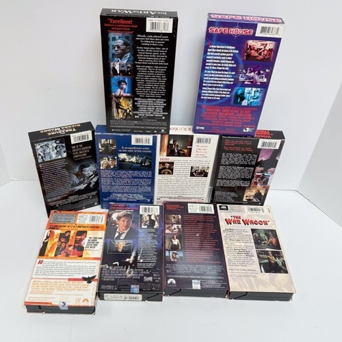 10 VHS Movies~Military~War~Suspense Thrillers~Bogart~Snipes~Fields~Pre-Owned - Picture 17 of 20