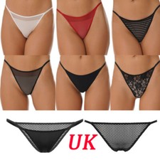 Sexy Thong Panty See Through Lingeries Underwear Nightwear Lace G-string T-back