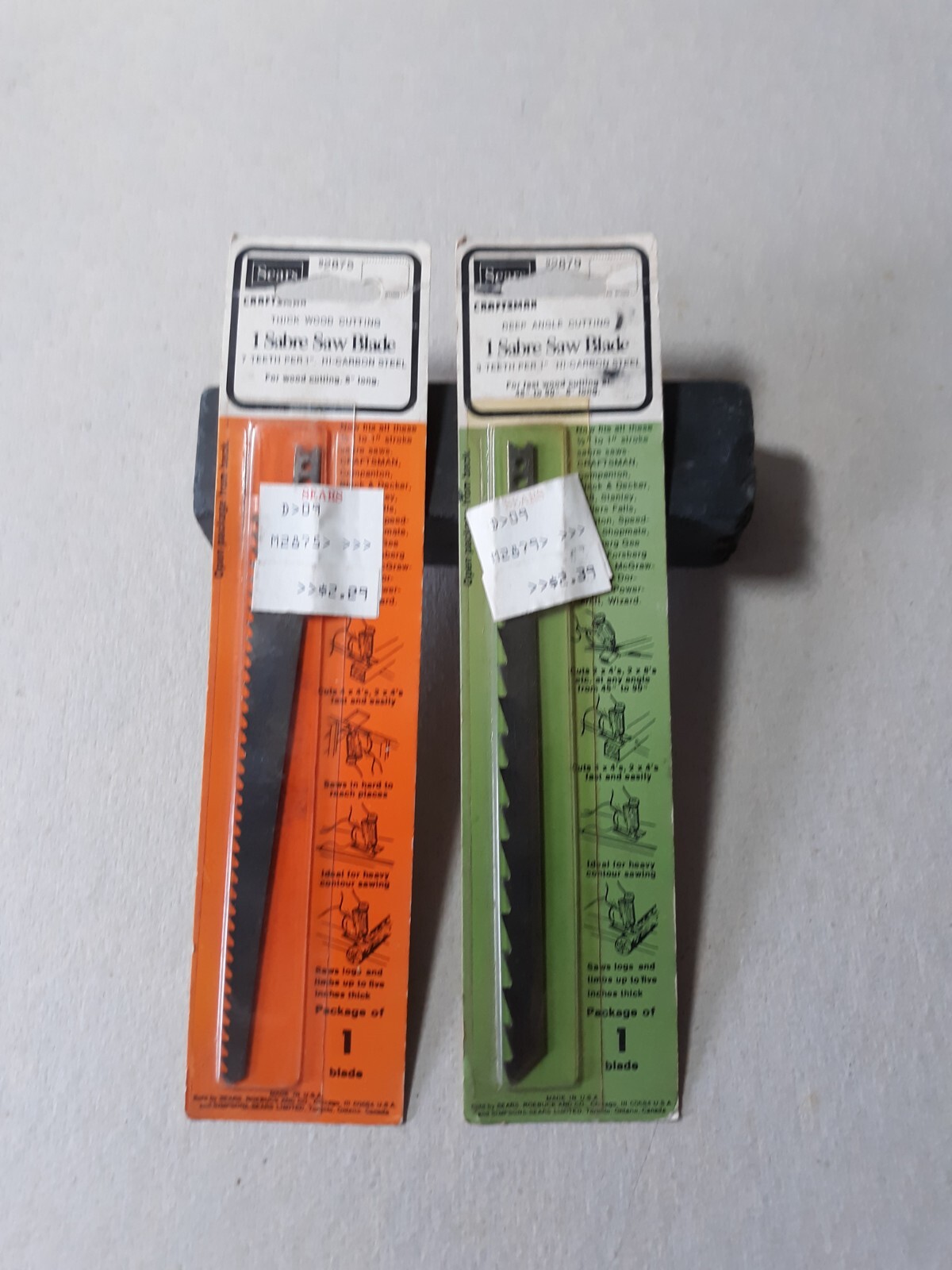 Vintage Craftsman Sabre Saw Blades Lot of 29 Steel Blades Made in USA