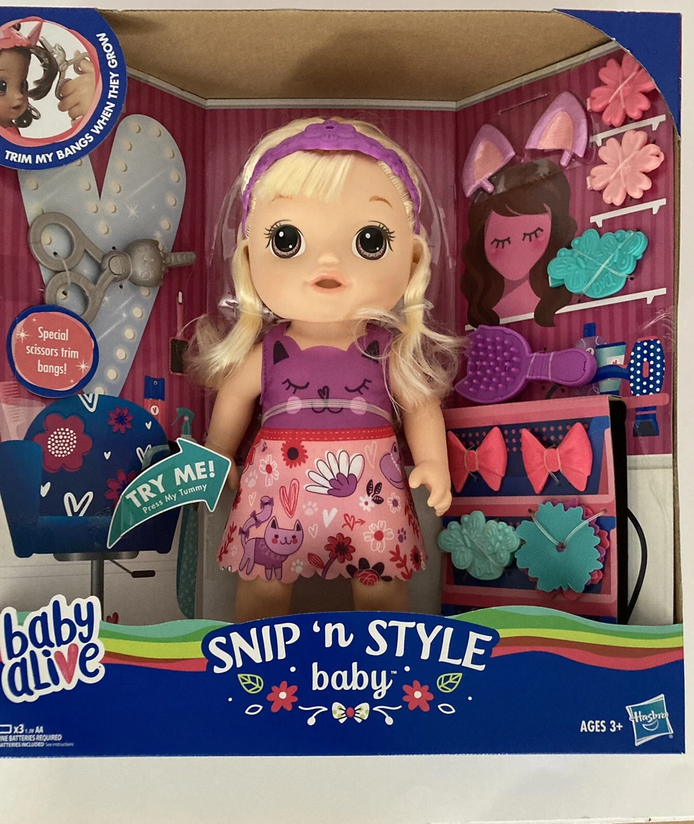 Baby alive best sale brush n snip