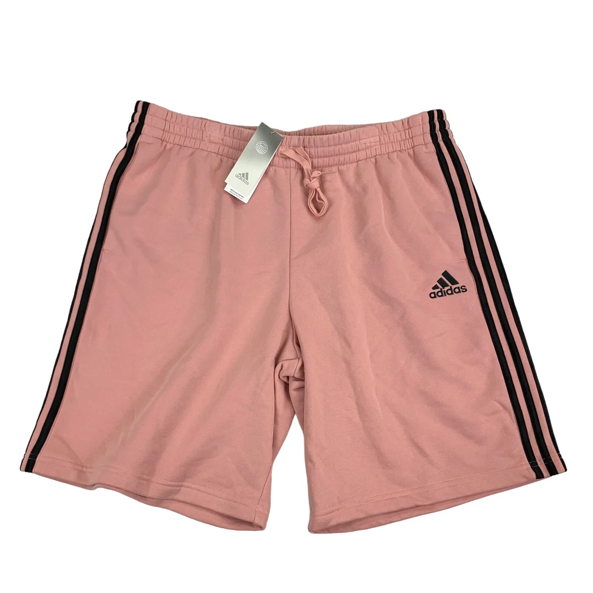 adidas men's pink shorts