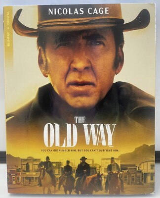 The Old Way Blu-ray Slipcover Nicolas Cage Ryan Kiera Armstrong READ