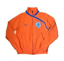 Netherlands KNVB Orange Full-Zip Nike Soccer Jacket Small TRACK JACKET 2008-2009