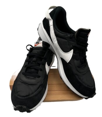 Nike Waffle Debut Sneakers Men\'s Size 13 Black/White DH9522-001‎ Nike Waffle Debut Mens 10.5 Shoes Black/White DH9522-001  main image 4