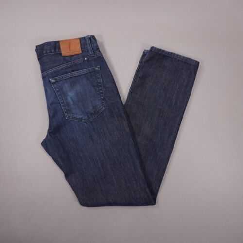 Lucky Brand 121 Heritage Slim Jeans Mens 34X34 Dark Wash Stretch Lbl 32X34