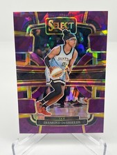 2024 PANINI SELECT WNBA DIAMOND DESHIELDS 017/149 PURPLE CRACKED ICE NO. 100 SKY