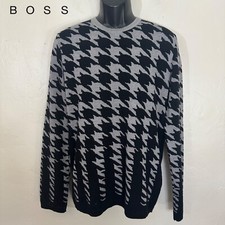 Hugo Boss Pure Wool Sweater Medium Gently worn 100 virgin wool 21" armpits