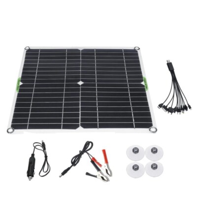 flexible solar panel 100w 18v-9v dc charger Giant of Sun | eBay