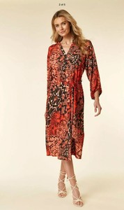 leopard print shirt dress size 18